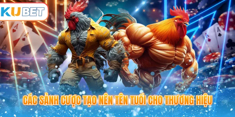 Các sảnh cược tạo nên tên tuổi cho thương hiệu