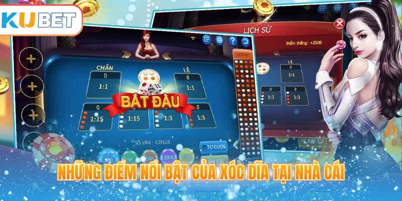 Những điểm nổi bật của xóc dĩa tại nhà cái